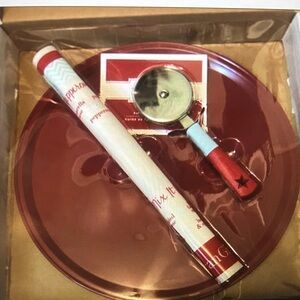 Williams Sonoma American Girl 3 Pc Pizza Set